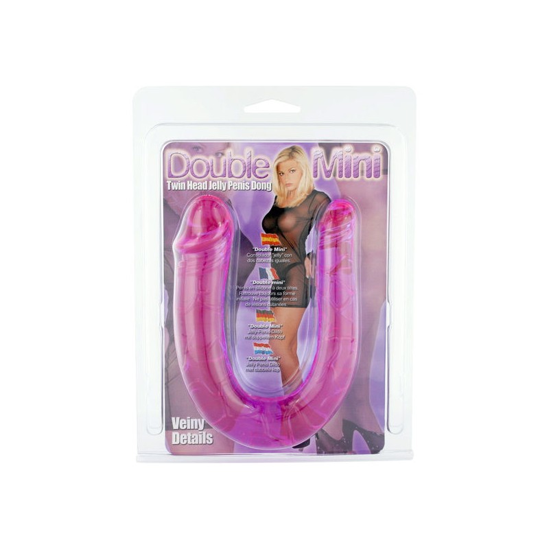 SEVENCREATIONS  PENE CON DOS CABEZAS DE GELATINA FLEXIBLE