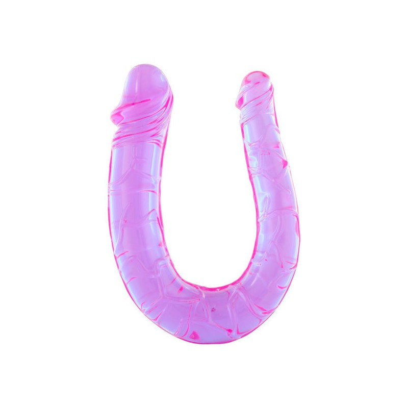 SEVENCREATIONS  PENE CON DOS CABEZAS DE GELATINA FLEXIBLE