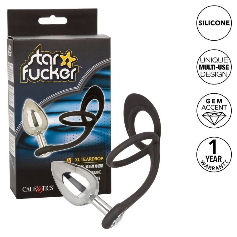 CALIFORNIA EXOTICS STAR FUCKER XL TEARDROP PLUG