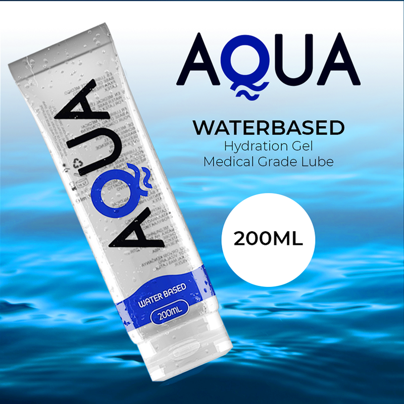 AQUA QUALITY - LUBRICANTE BASE DE AGUA 200 ML