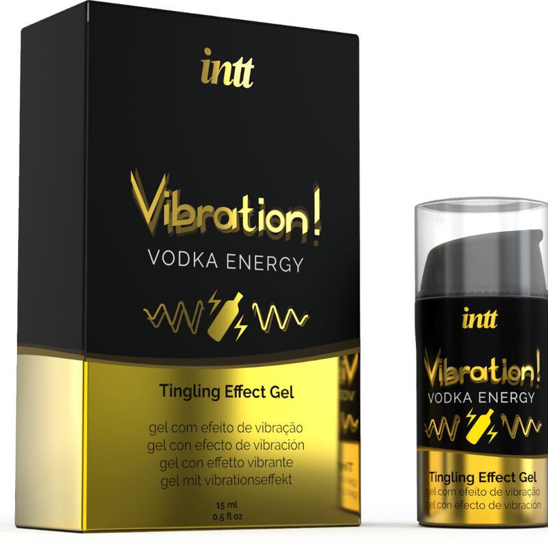 INTT - POTENTE ESTIMULANTE  ÍNTIMO GEL VIBRADOR LIQUIDO VODKA 15ML