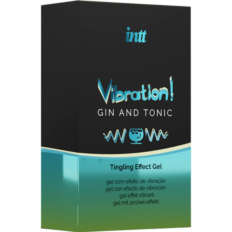 INTT - POTENTE ESTIMULANTE  ÍNTIMO GEL VIBRADOR LIQUIDO GIN & TONIC 15ML