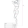 PASSION WOMAN BS020 BODYSTOCKING NEGRO TALLA UNICA