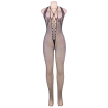 QUEEN LINGERING BODYSTOCKING CUELLO HALTER Y ESPALDA ABIERTA S-L