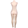 QUEEN LINGERIE BODYSTOCKING EN RED CON LAZOS S-L