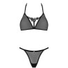 OBSESSIVE - CELIA NOIR 2-PCS SET XS/S