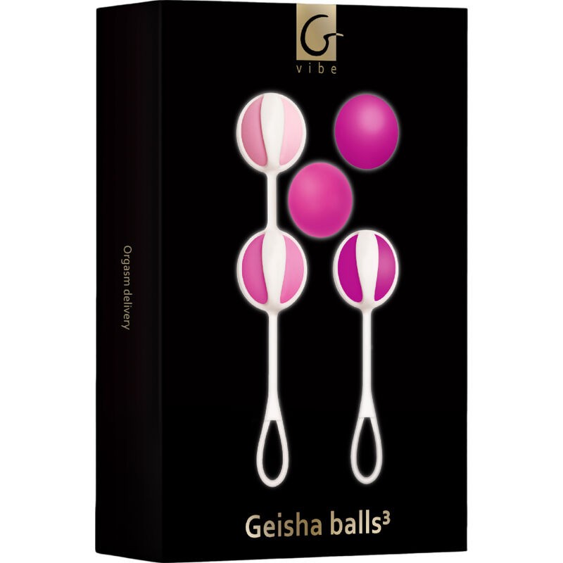 GVIBE - SET 5 GEISHA BALLS3 ROSA