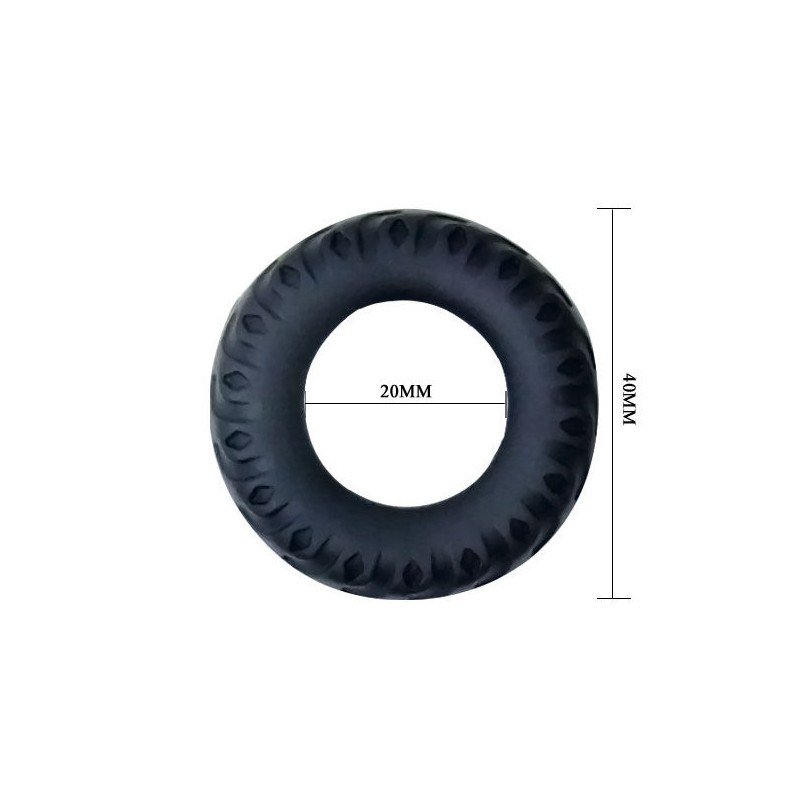 BAILE TITAN COCKRING BLACK GREEN 2CM