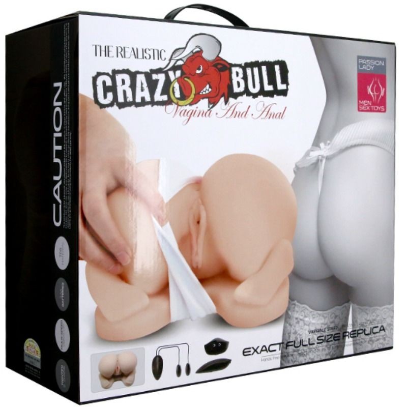 CRAZY BULL - TRASERO REALISTICO POSICION PERRITO DOBLE CANAL