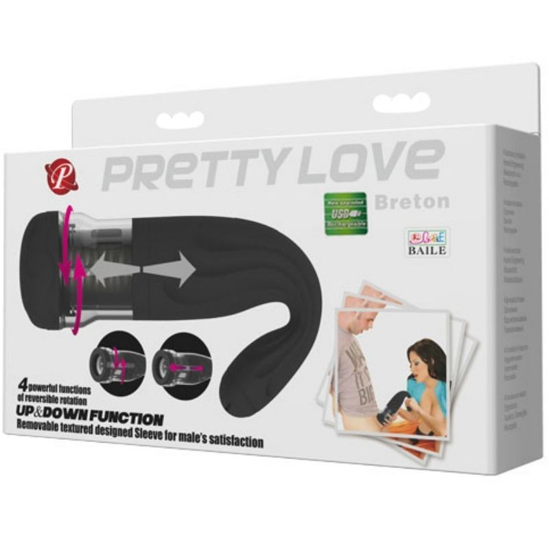 PRETTY LOVE MASTURBADOR RECARGABLE MULTIFUNCIÓN BRETON