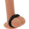 POWERING SUPER FLEXIBLE Y RESISTENTE ANILLO PENE  4.8CM PR05 NEGRO