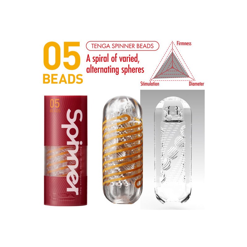 TENGA SPINNER MASTURBADOR BEADS