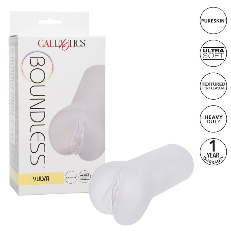 CALEX BOUNDLESS VULVA MASTURBADOR - TRANSPARENTE