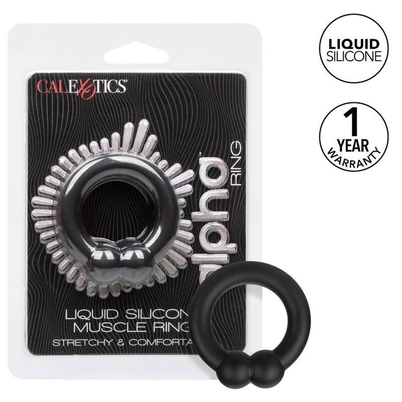 CALIFORNIA EXOTICS ALPHA MUSCLE RING NEGRO