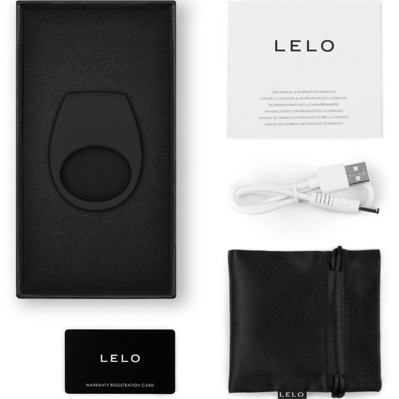 LELO - TOR 3 ANILLO VIBRADOR NEGRO