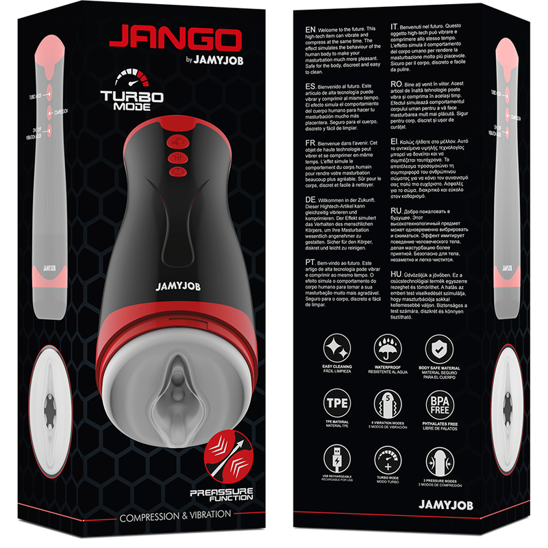 JAMYJOB - JANGO MASTURBADOR DE COMPRENSIÓN Y VIBRACIÓN