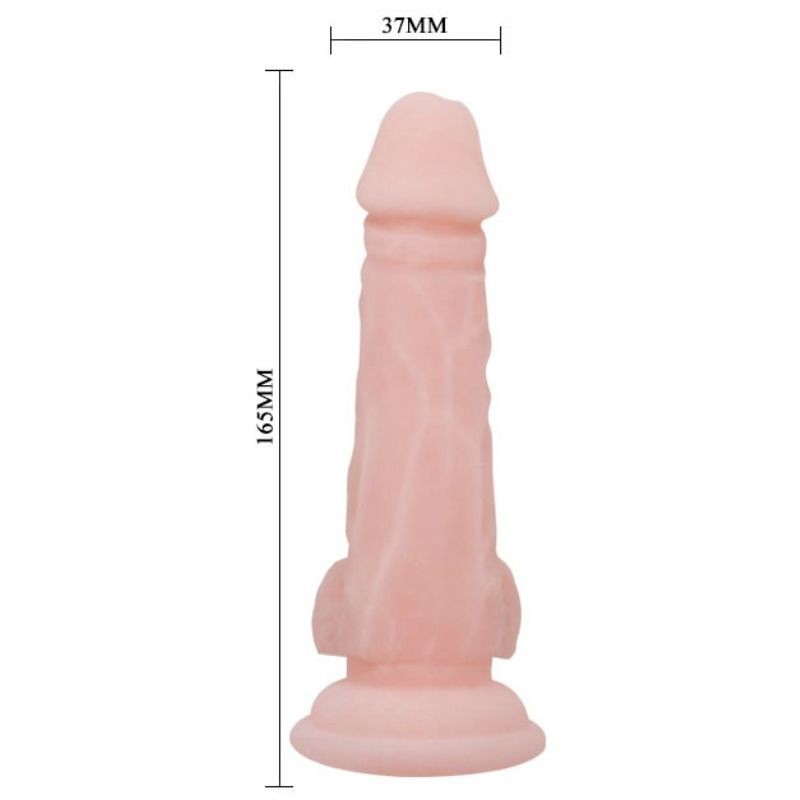 BAILE SUPER DILDO REALISTICO NATURAL 16.5 CM