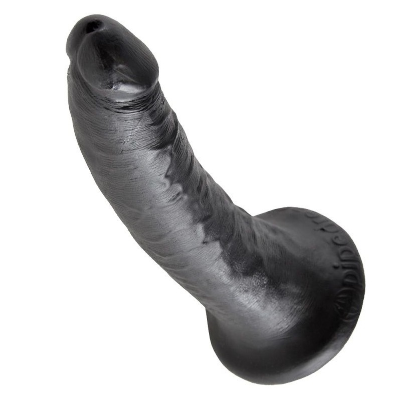 KING COCK 7" PENE NEGRO 17.8 CM