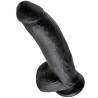 KING COCK 9" PENE REALISTICO NEGRO 22.9CM