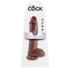 KING COCK 9" PENE REALISTICO NEGRO 22.9CM