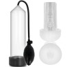 PUMP ADDICTED BOMBA ERECCIÓN RX7 TRANSPARENTE CON VIBRADOR