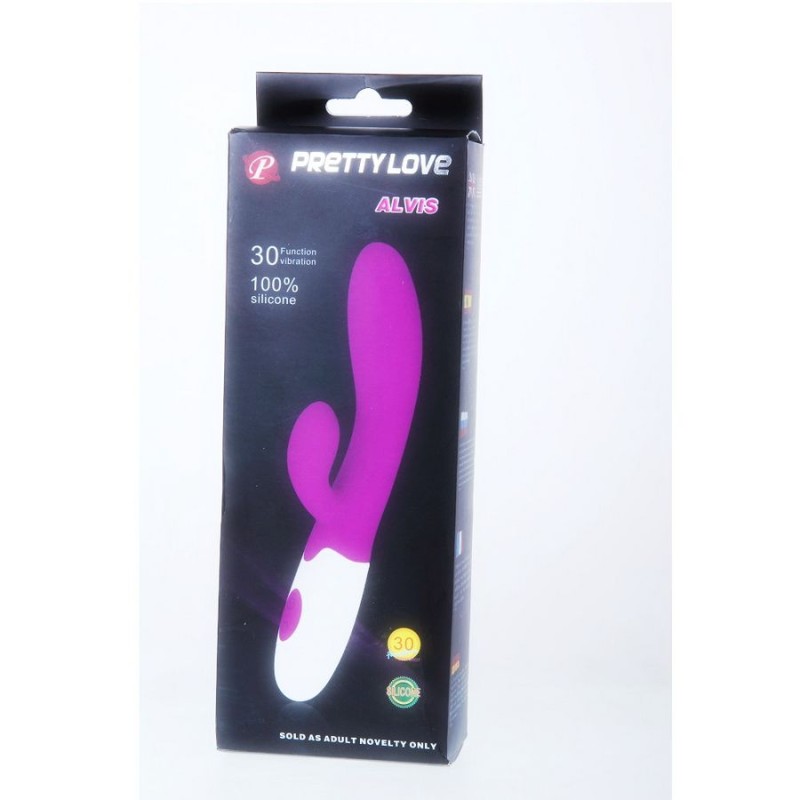 PRETTY LOVE FLIRTATION - VIBRADOR CON ESTIMULADOR CLITORIS ALVIS