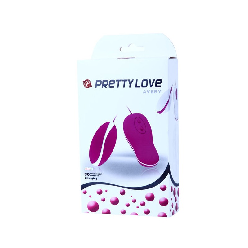 PRETTY LOVE FLIRTATION - HUEVO VIBRADOR CON CONTROL REMOTO - AVERY