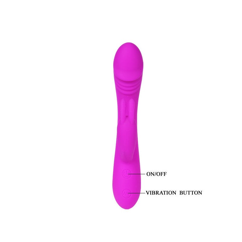 PRETTY LOVE SMART - VIBRADOR CON RABBIT 30 MODOS HUNTER