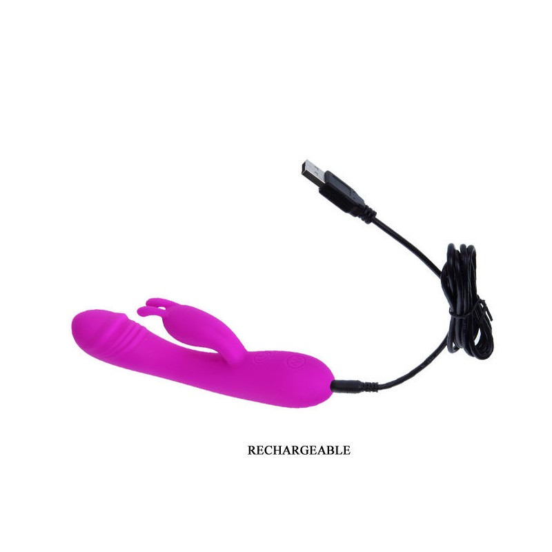 PRETTY LOVE SMART - VIBRADOR CON RABBIT 30 MODOS HUNTER