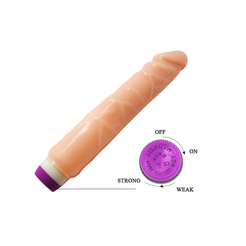 BAILE WAVES OF PLEASURE REALISTIC VIBRATING 25.5CM