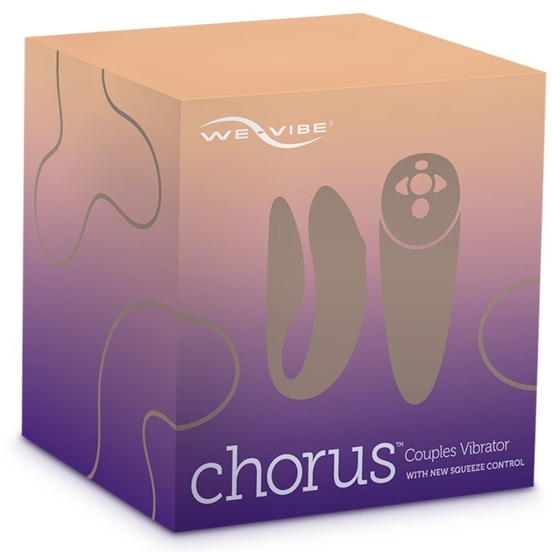 WE VIBE CHORUS VIBRADOR PAREJAS CON CONTROL SQUEEZE LILA