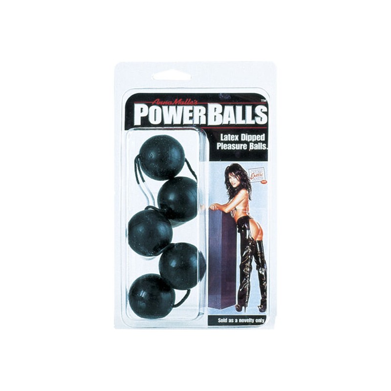 CALEXPOWER BOLAS ANAL  / VAGINAL NEGRO