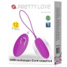 PRETTY LOVE JOANNA HUEVO VIBRADOR CONTROL REMOTO 12 MODOS