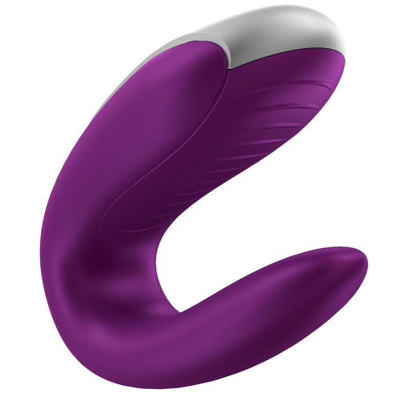 SATISFYER DOUBLE FUN PARTNER VIBRATOR - LILA