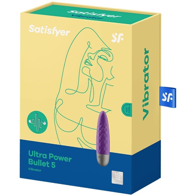 SATISFYER ULTRA POWER BULLET 5 BALA VIBRADORA VIOLETA