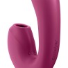 SATISFYER SUNRAY ESTIMULADOR Y VIBRADOR APP - ROJO