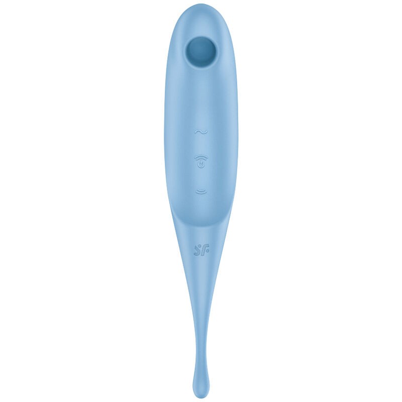 SATISFYER TWIRLING PRO ESTIMULADOR Y VIBRADOR - AZUL