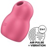 SATISFYER PRO TO GO 1 ESTIMULADOR Y VIBRADOR DOBLE - VERDE