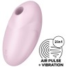 SATISFYER VULVA LOVER 3 ESTIMULADOR Y VIBRADOR - NEGRO