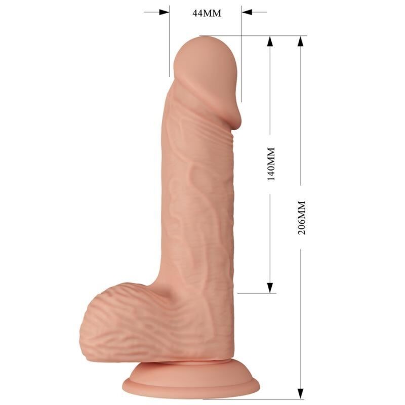 BEAUTIFUL ENCOUNTER CATOBLEPAS DILDO REALISTICO FLEXIBLE 20.6 CM - NATURAL