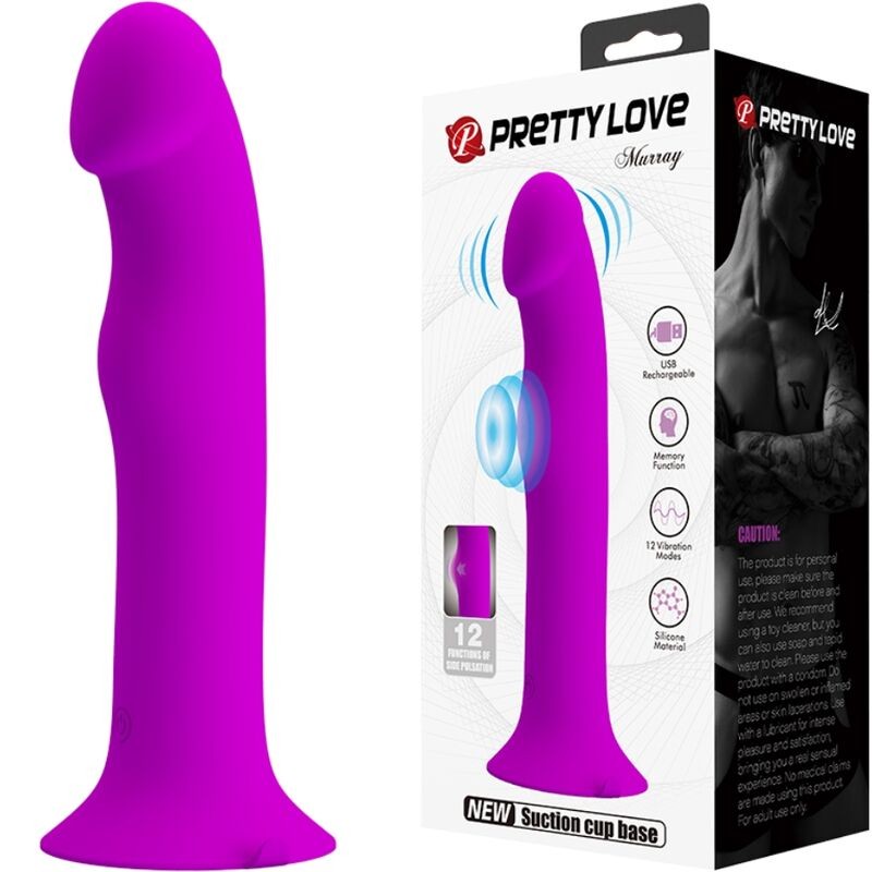 PRETTY LOVE - MURRAY VIBRADOR Y SUCCIONADOR DE CLITORIS MORADO