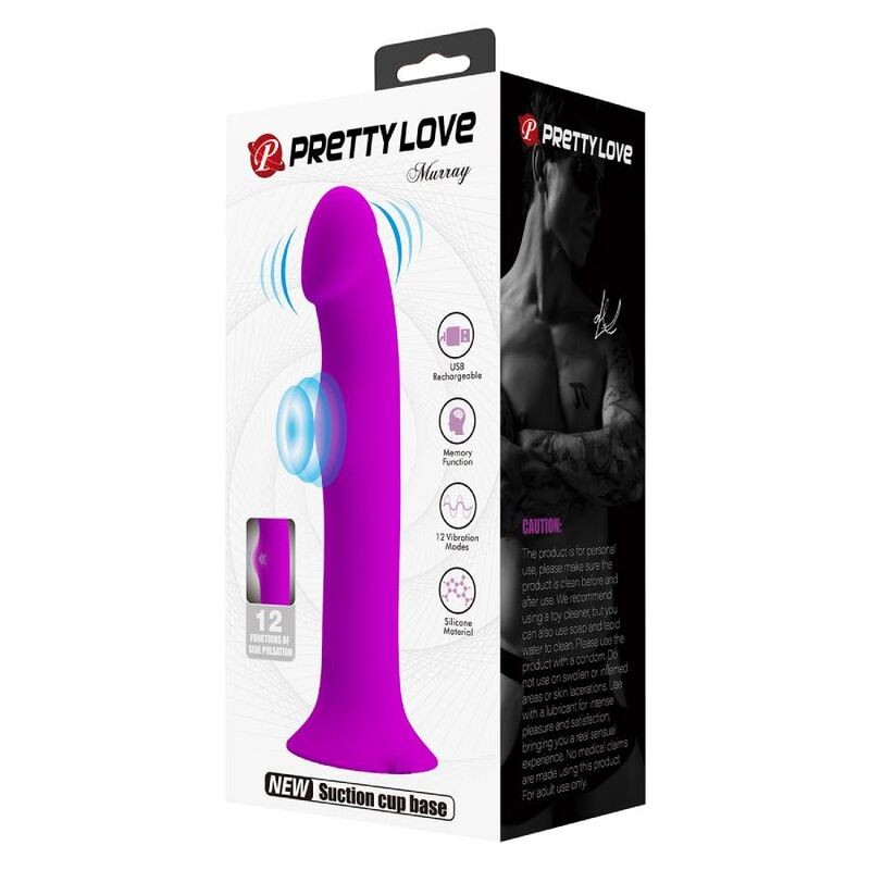 PRETTY LOVE - MURRAY VIBRADOR Y SUCCIONADOR DE CLITORIS MORADO