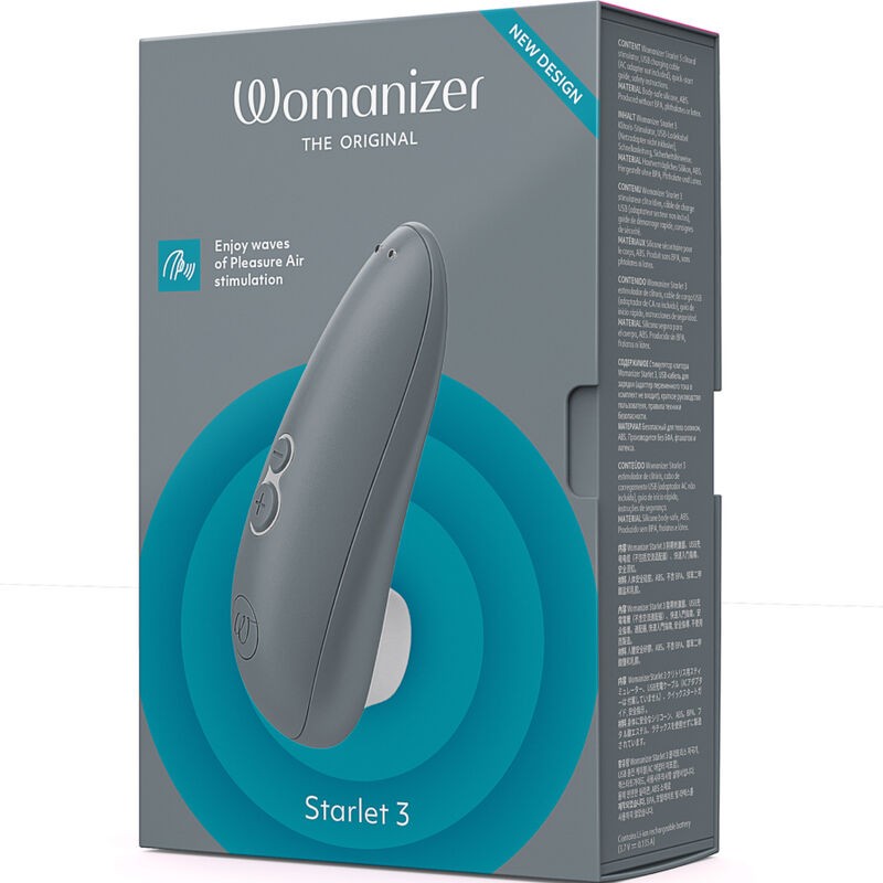 WOMANIZER - STARLET 3 ESTIMULADOR CLÍTORIS GRIS