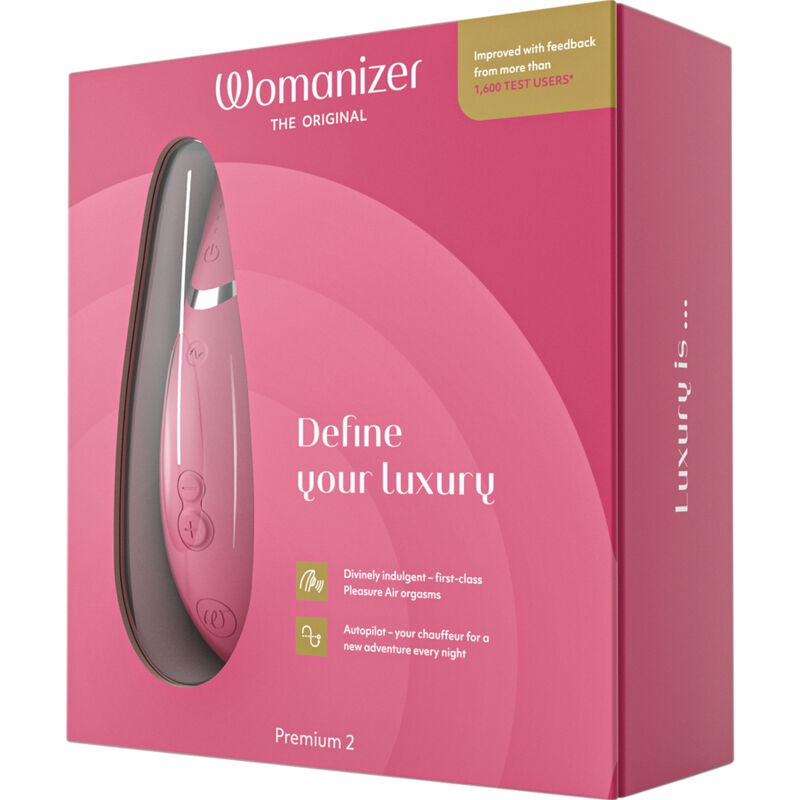 WOMANIZER - PREMIUM 2 ESTIMULADOR DE CLÍTORIS FRAMBUESA