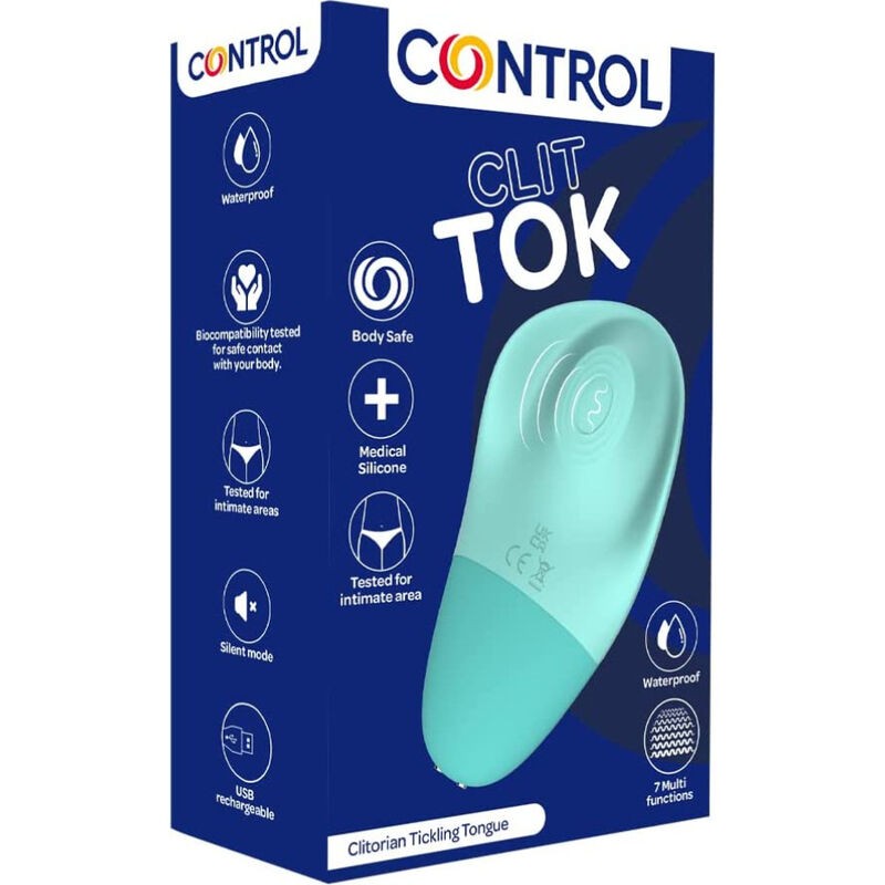 CONTROL - CLIT TOK LENGUA ESTIMULADORA DE CLÍTORIS RECARGABLE