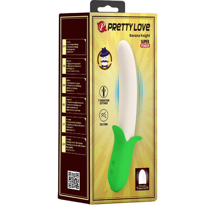 PRETTY LOVE - BANANA KNIGHT SUPER POWER 7 VIBRACIONES SILICONA