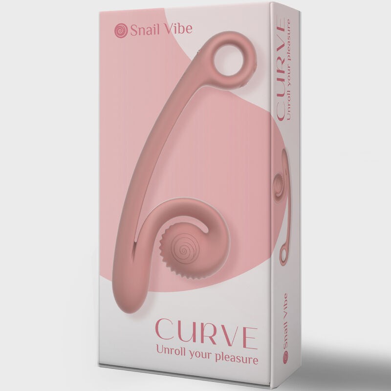 SNAIL VIBE CURVE VIBRADOR NARANJA