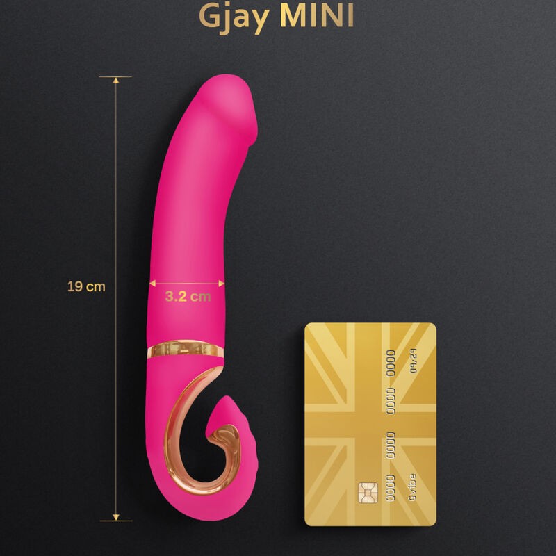 GVIBE - GJAY MINI VIBRADOR SILICIONA ROSA