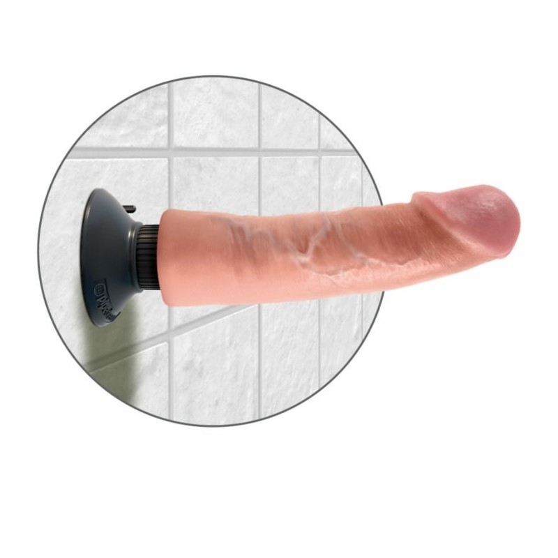 KING COCK DILDO VIBRADOR KING COCK 23 CM NATURAL