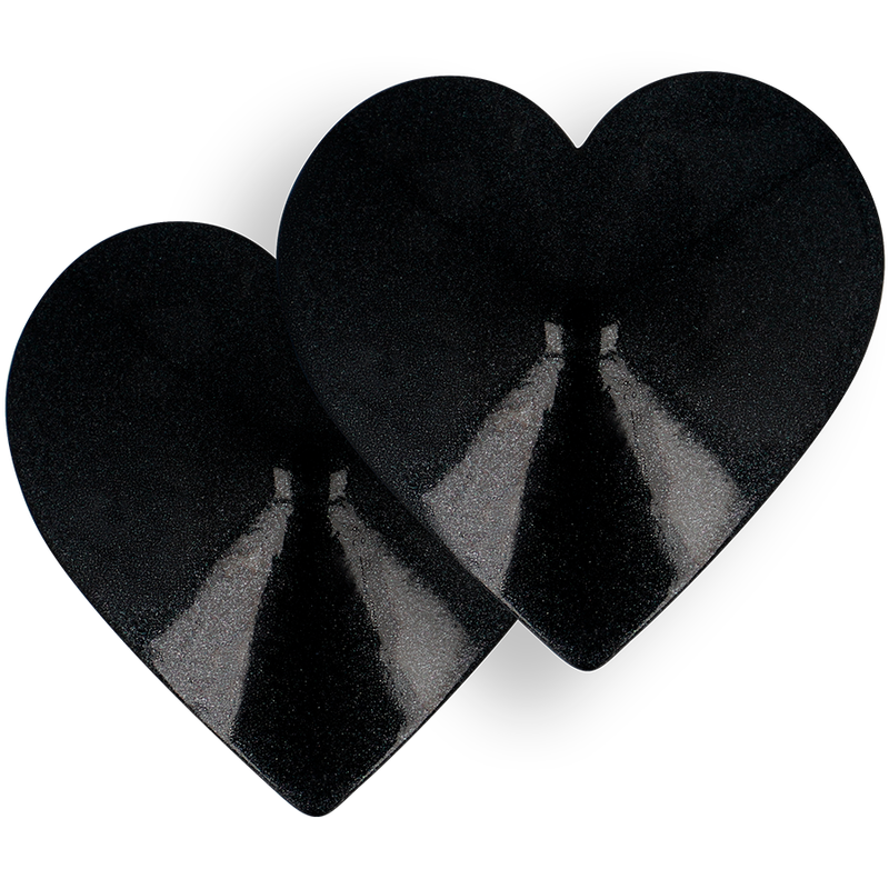 COQUETTE CHIC DESIRE CUBRE PEZONES - CORAZONES NEGROS